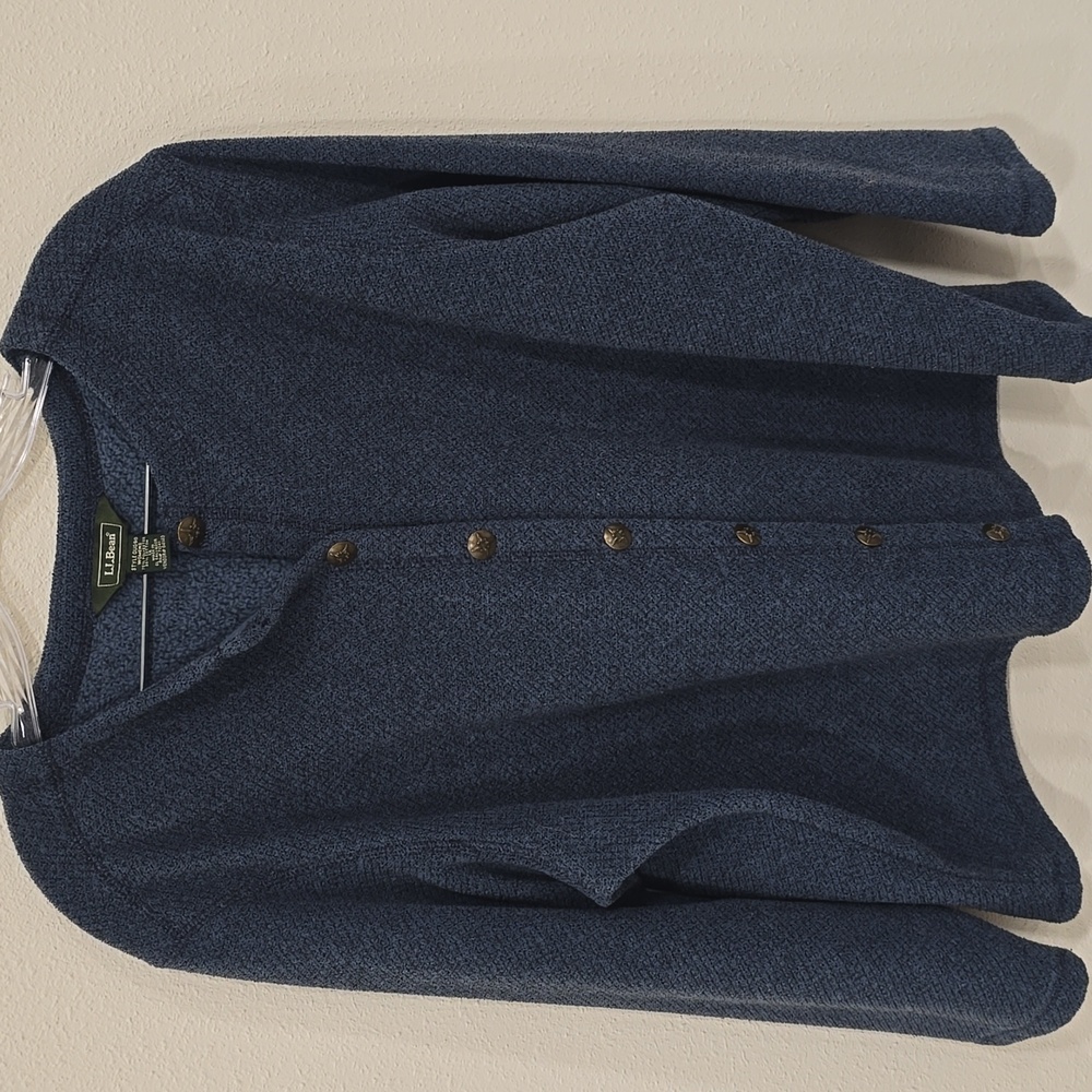 Vintage L.L BEAN Knit Cardigan Sweater Sz 1X
